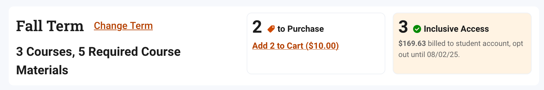 My Courses: Shopping for Materials – Online Bookstore Support Powered ...