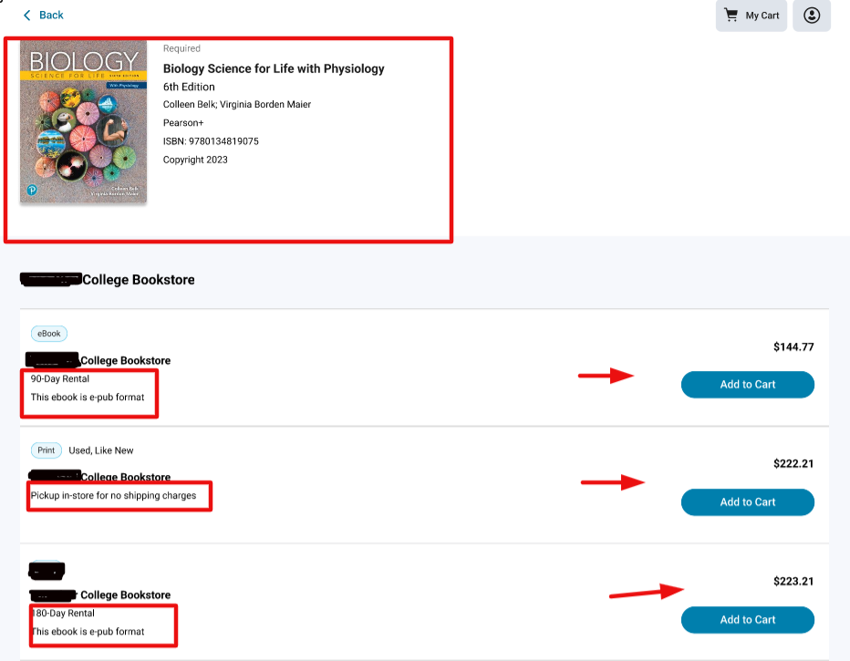 Purchase options