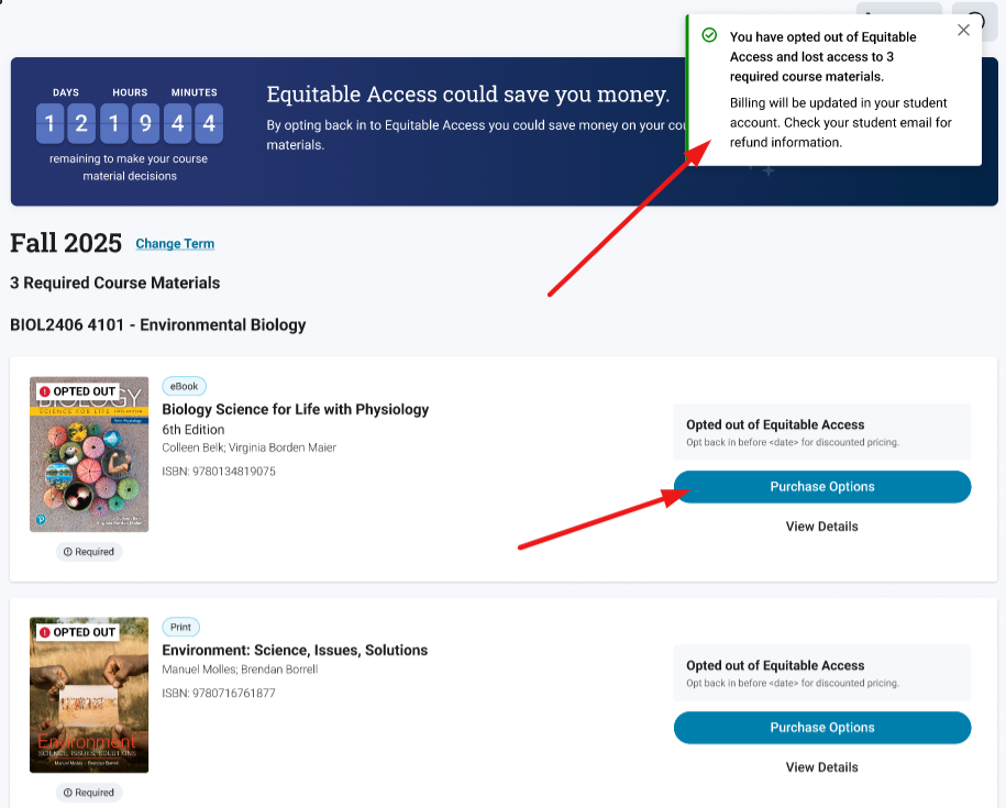 opt out purchase options