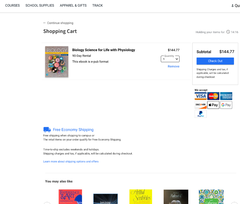 SHOPPING CART